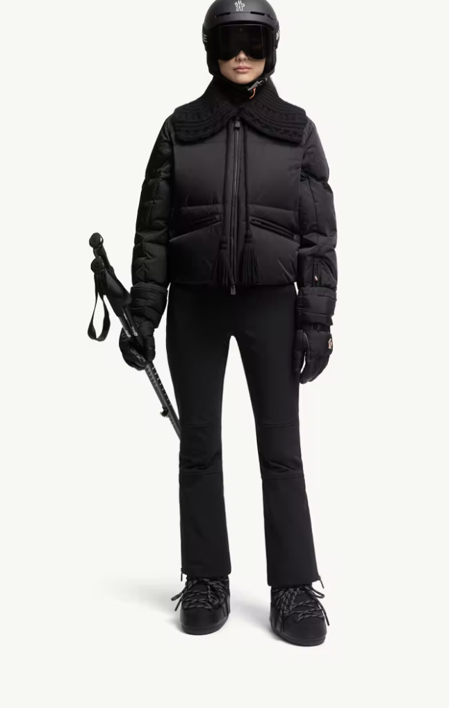 MONCLER - Veste de ski en duvet et laine Furtschellas