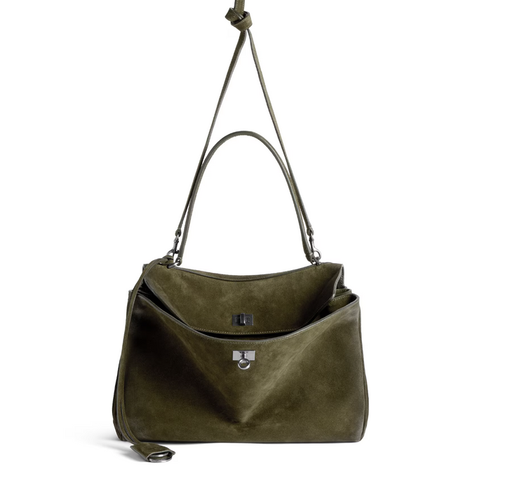 BALENCIAGA - Women's Rodeo Handbag Medium in Khaki