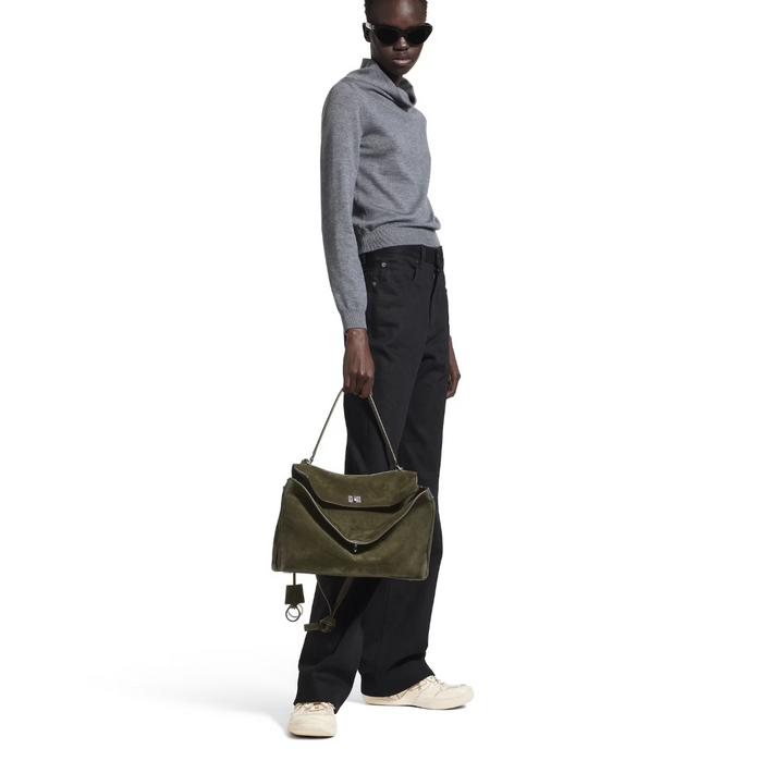 BALENCIAGA - Women's Rodeo Handbag Medium in Khaki