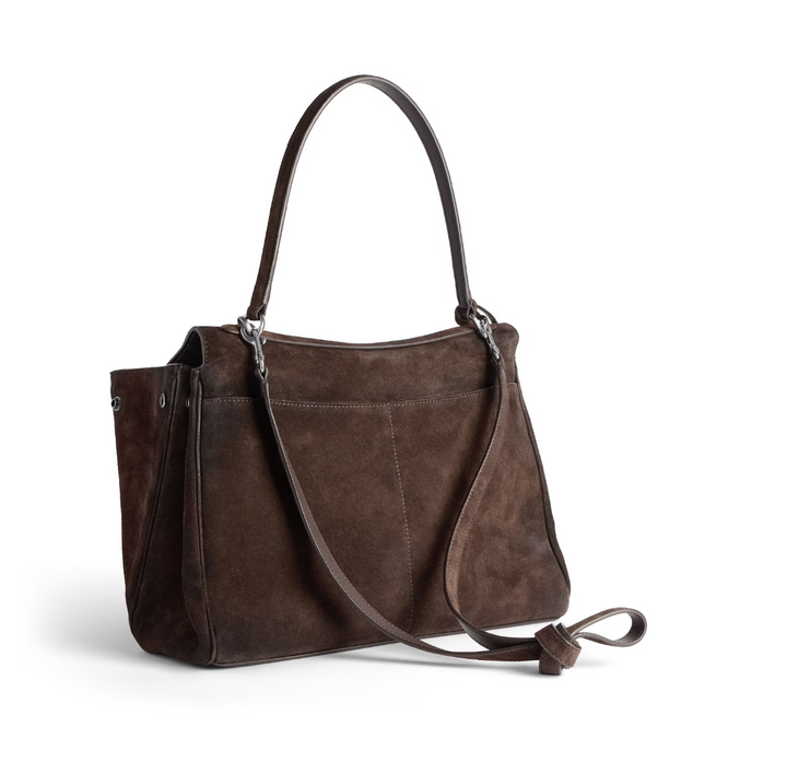BALENCIAGA - Women's Rodeo Handbag Medium in Light Espresso