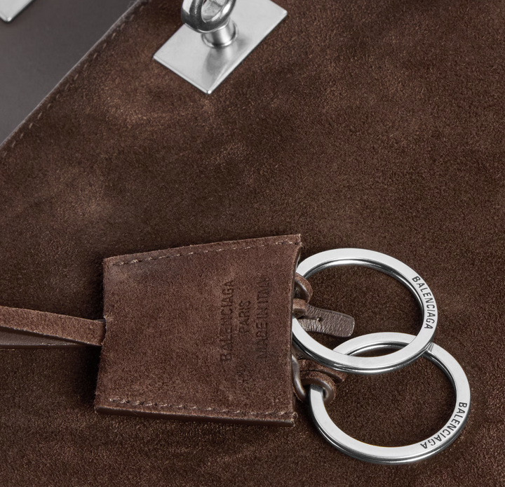 BALENCIAGA - Women's Rodeo Handbag Medium in Light Espresso