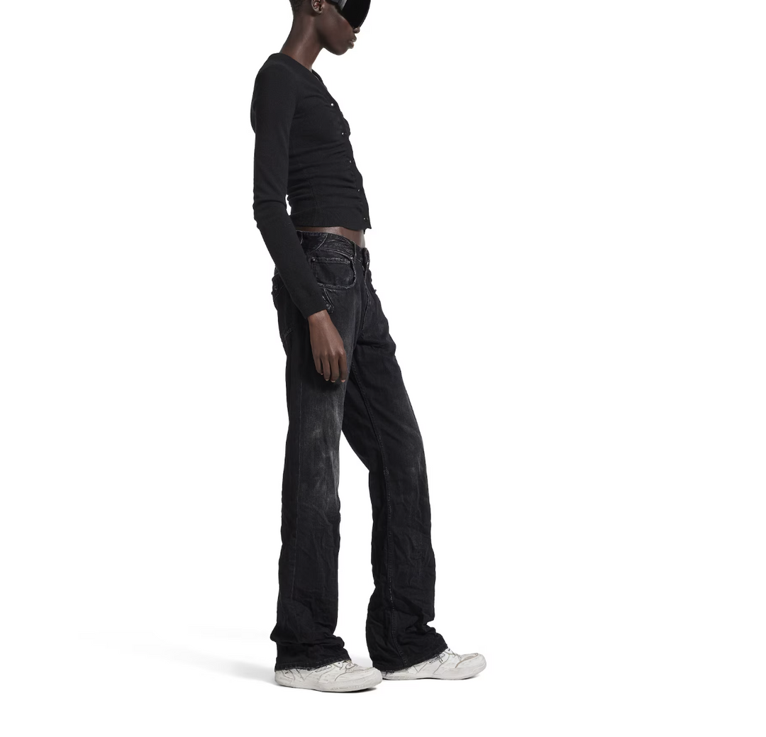 BALENCIAGA - Women's City Straight Pants in Black
