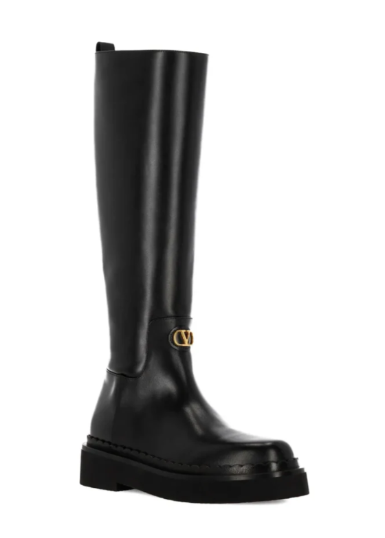 VALENTINO GARAVANI - Bottines hautes en cuir