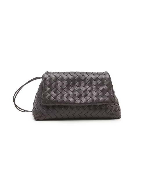 BOTTEGA VENETA - Giorno Intrecciato Suede Shoulder Bag
