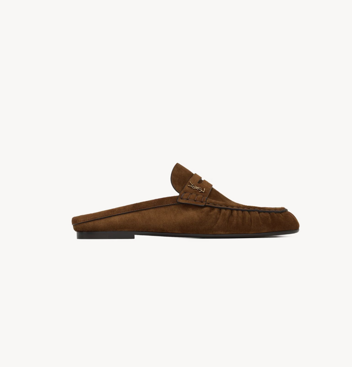 SAINT LAURENT - LE LOAFER mules en suède