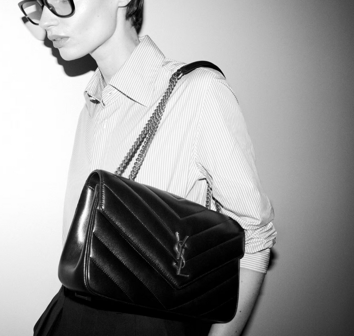SAINT LAURENT - LOULOU MEDIUM EN CUIR MATELASSÉ