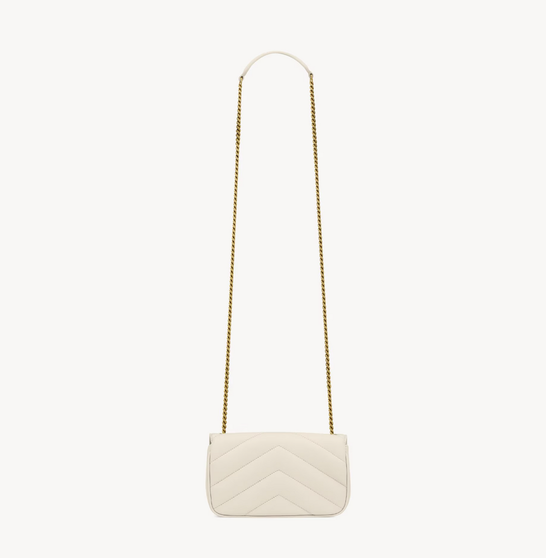 SAINT LAURENT - LOULOU MINI EN CUIR D'AGNEAU