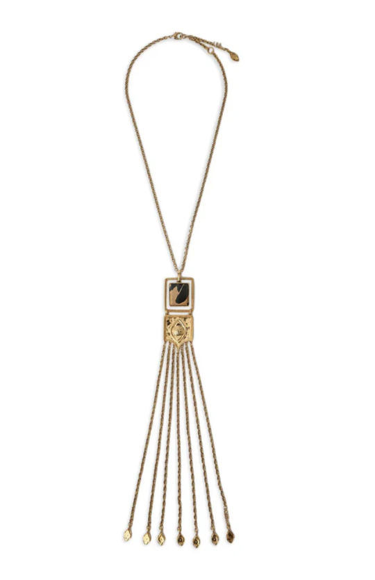 CHLOÉ - collier Amulet à design carré