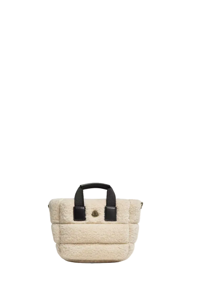 MONCLER - Micro cabas Caradoc en teddy