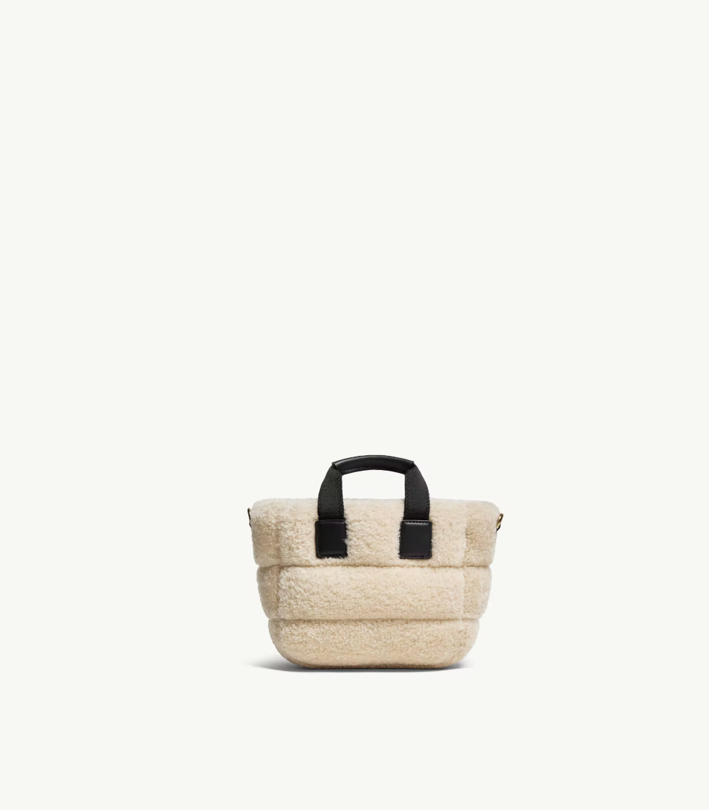 MONCLER - Micro cabas Caradoc en teddy