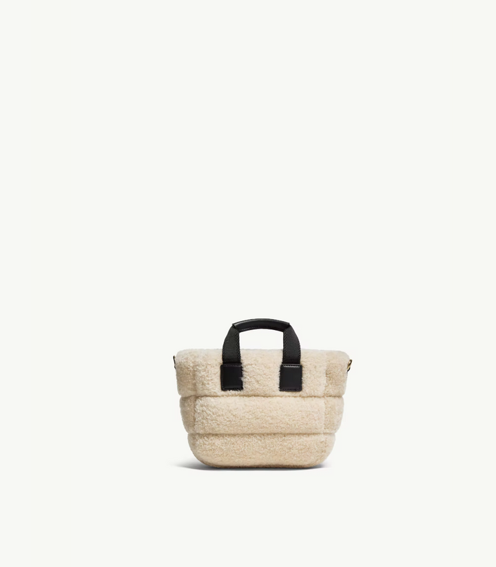 MONCLER - Micro cabas Caradoc en teddy