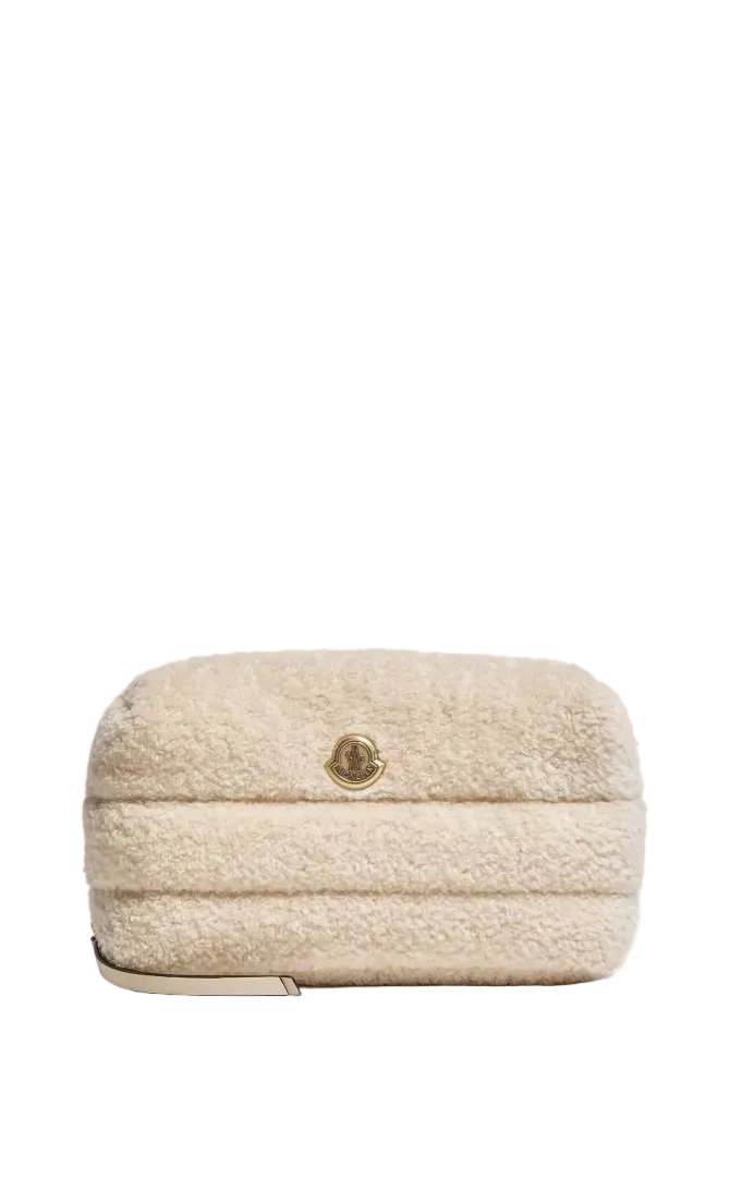MONCLER - Trousse de toilette en teddy Caradoc
