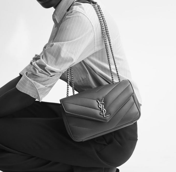 SAINT LAURENT - LOULOU SMALL EN CUIR MATELASSÉ