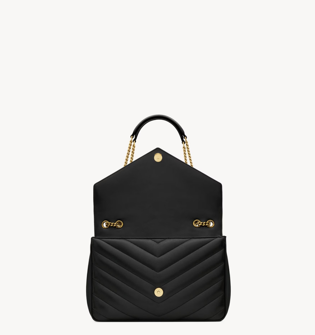 SAINT LAURENT - LOULOU LARGE EN CUIR MATELASSÉ