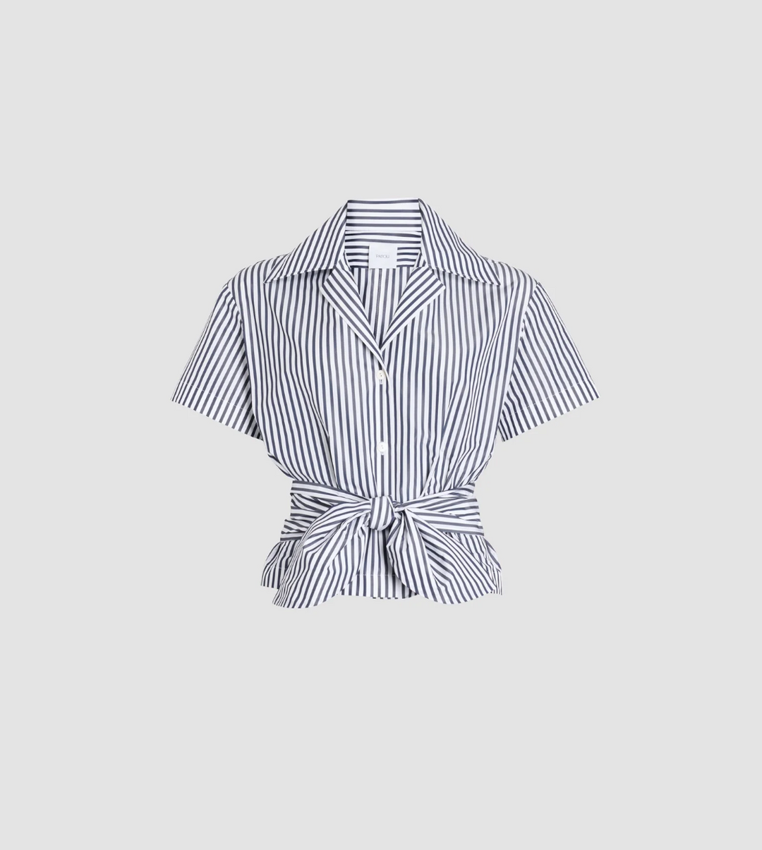 PATOU - Chemise nouée en faille