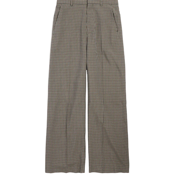 BALENCIAGA - Pantalon Tailleur Large pour Femme en Kaki/marron