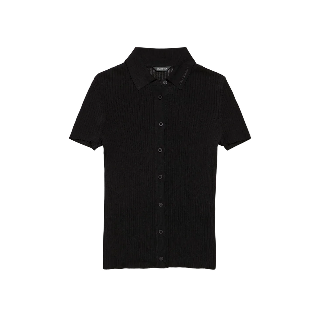 BALENCIAGA - Women's Short Sleeve Shirt in Black