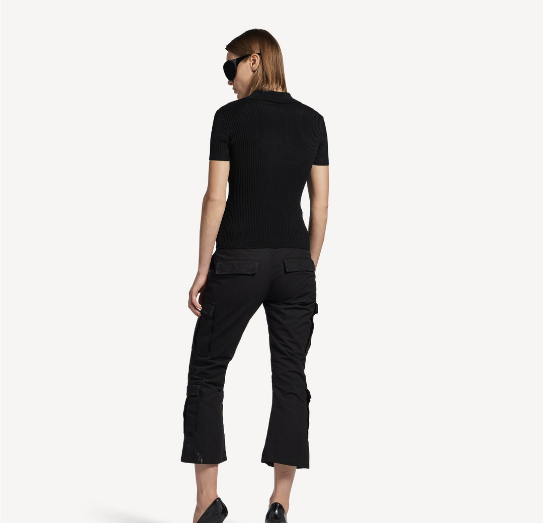 BALENCIAGA - Women's Short Sleeve Shirt in Black