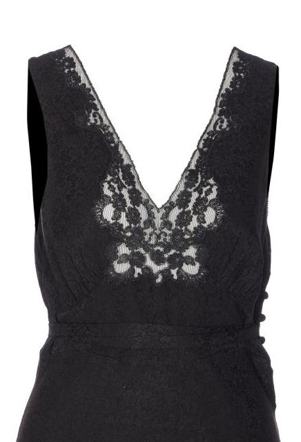 CHLOÉ - Robe à empiècements en dentelle