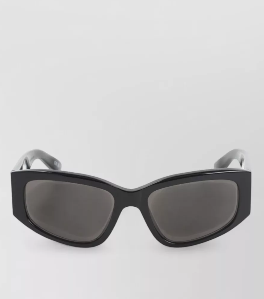 BALENCIAGA - Nano rectangular sunglasses thick frame arms