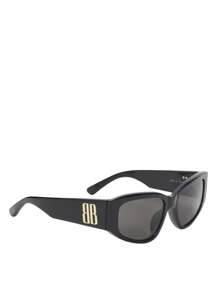 BALENCIAGA - Nano rectangular sunglasses thick frame arms