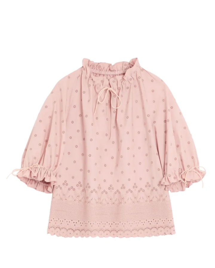 VALENTINO - Chemisier à manches bouffantes