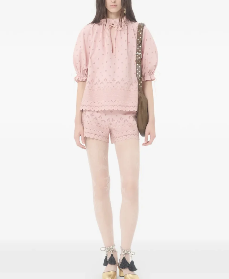 VALENTINO - Chemisier à manches bouffantes