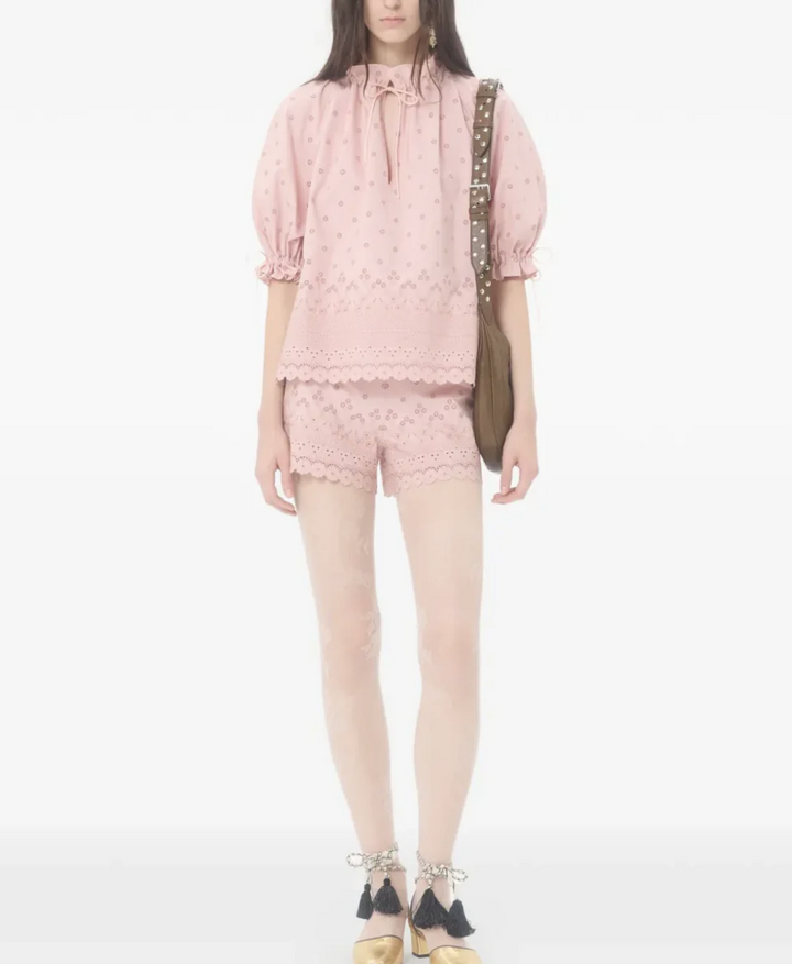 VALENTINO - Chemisier à manches bouffantes
