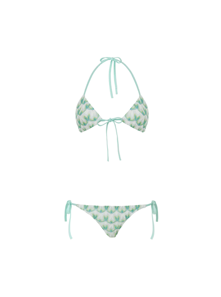 MISSONI - Bikini triangle en viscose à motif fleuri