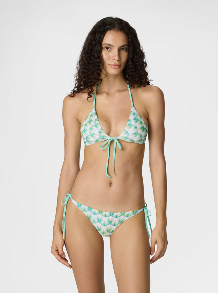 MISSONI - Bikini triangle en viscose à motif fleuri