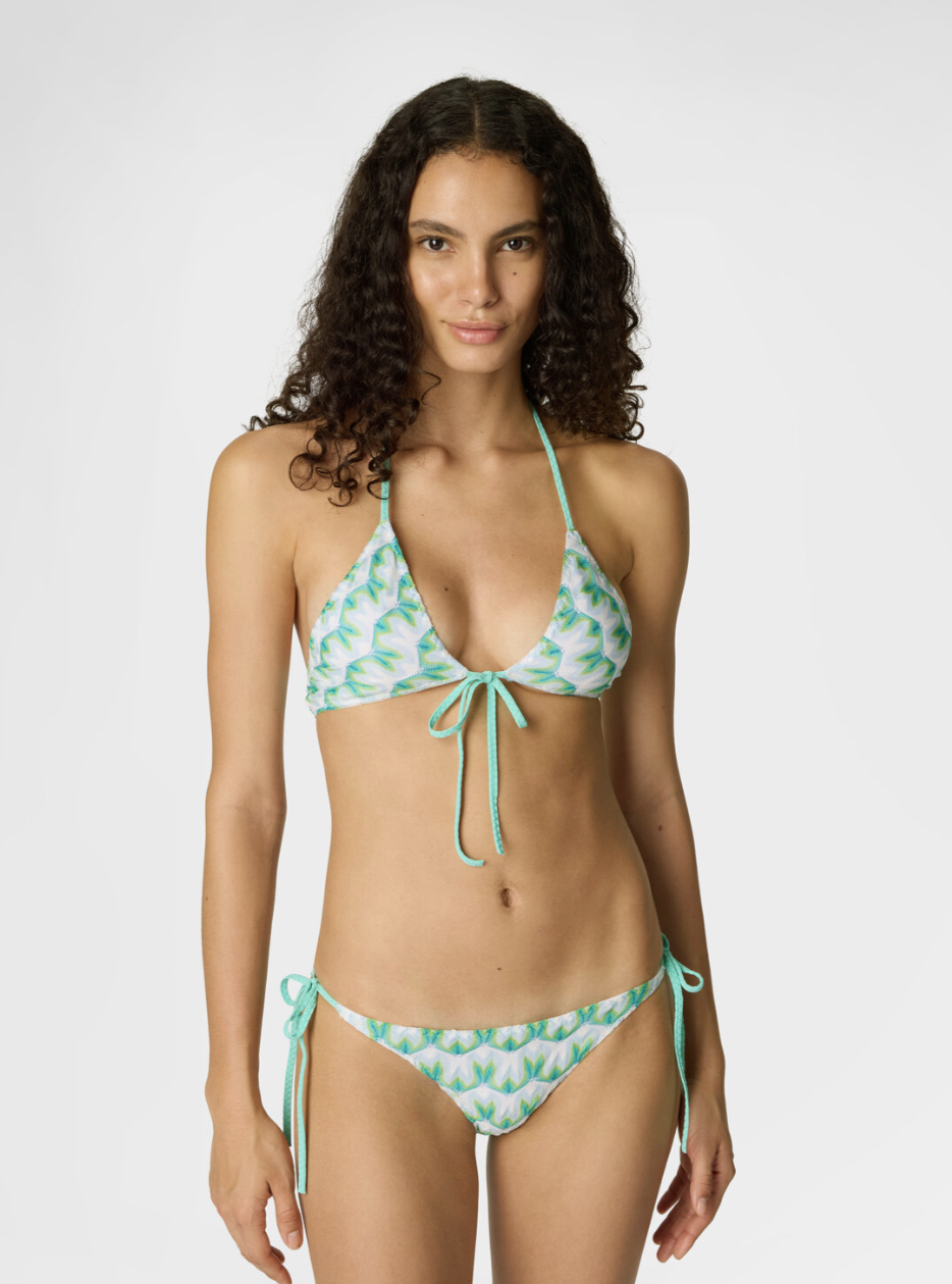 MISSONI - Bikini triangle en viscose à motif fleuri
