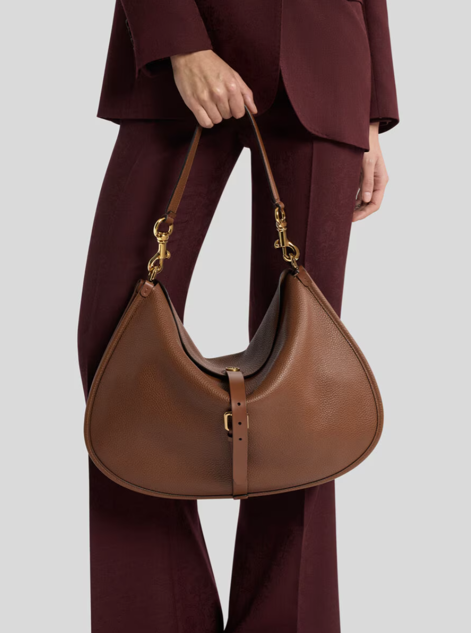 ETRO - SAC PONY EN CUIR MAXI MODÈLE