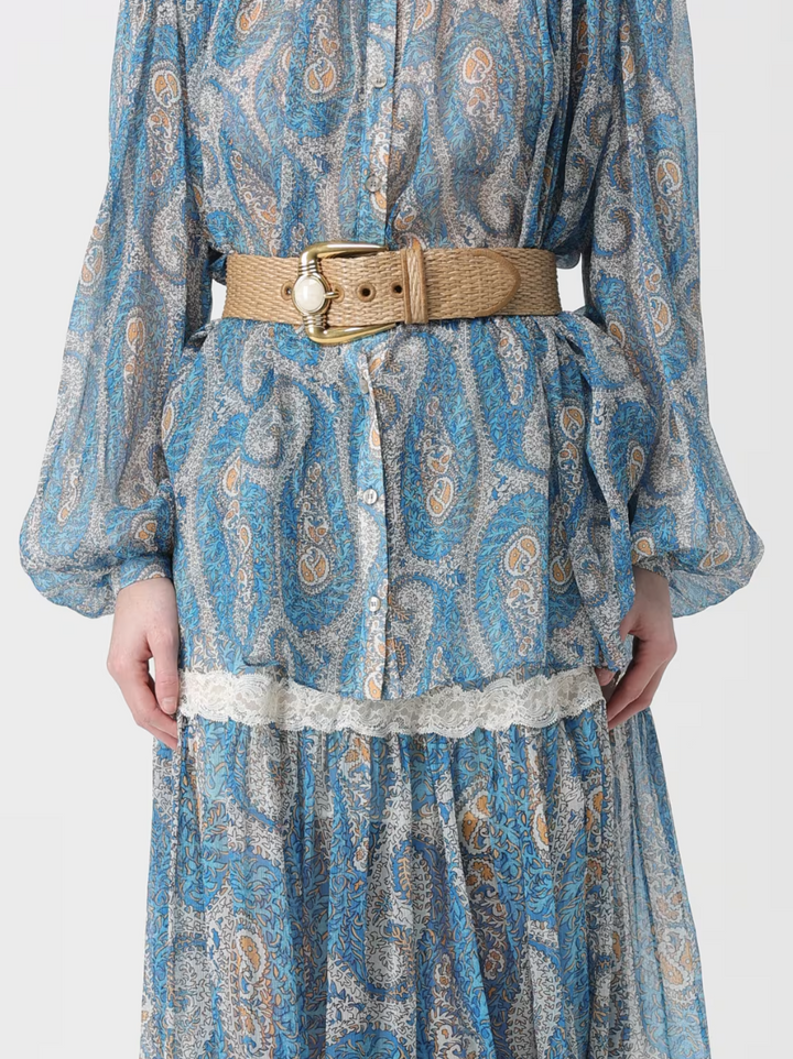 ETRO - CEINTURE RAFIA