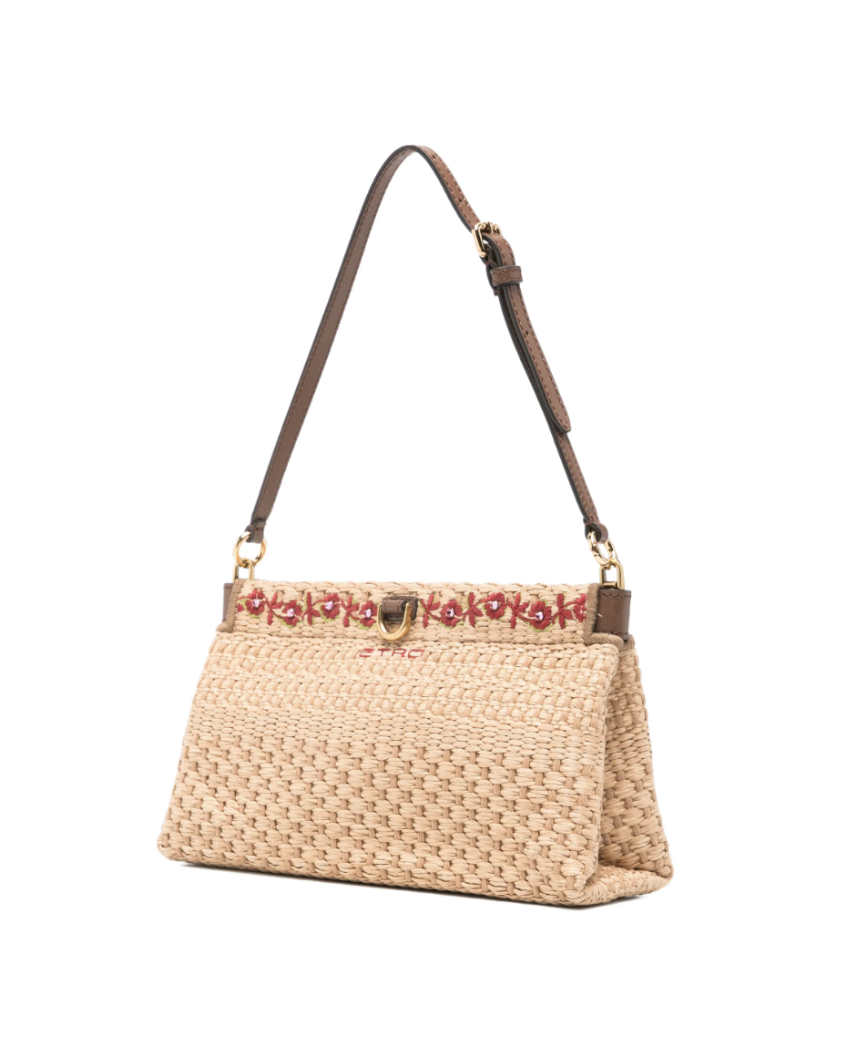 ETRO - pochette à fleurs brodées