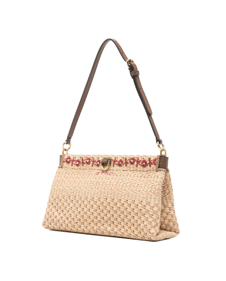 ETRO - pochette à fleurs brodées