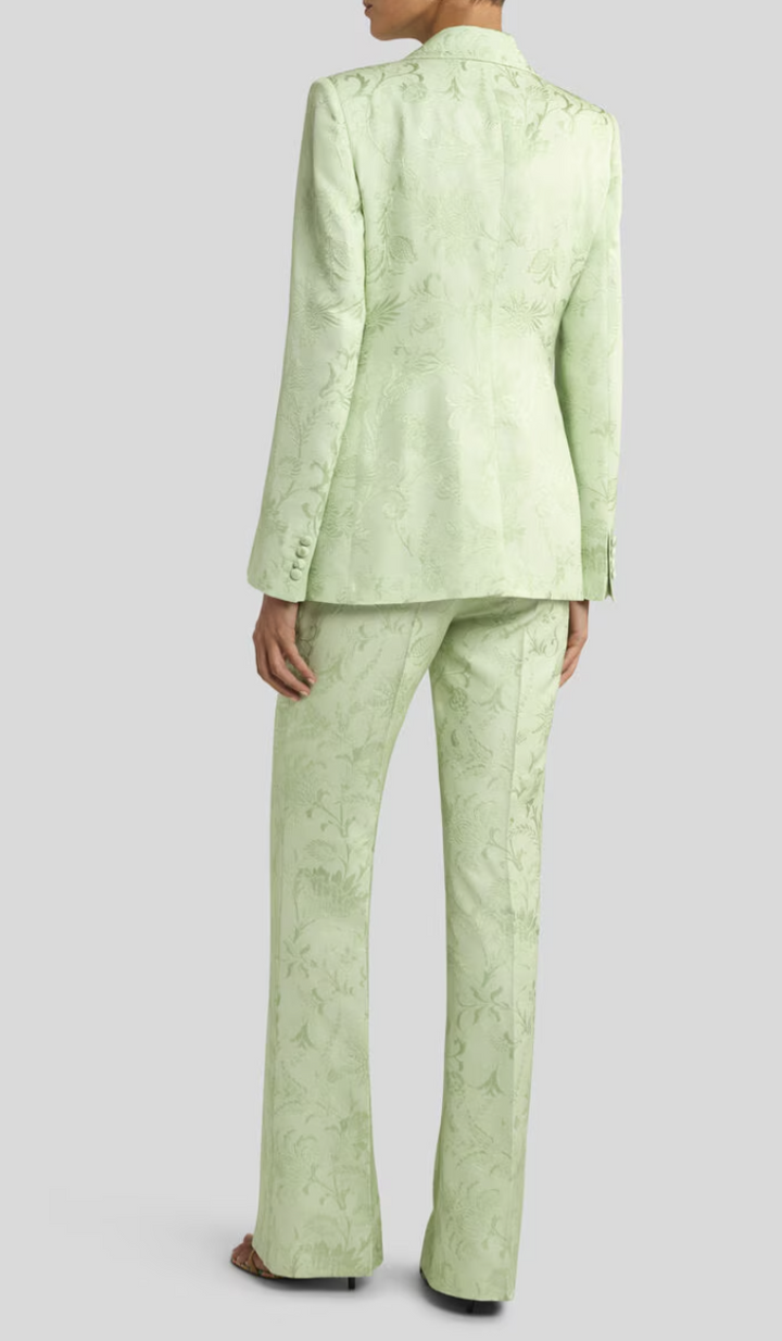 ETRO - VESTE DROITE EN JACQUARD À MOTIF FLORAL