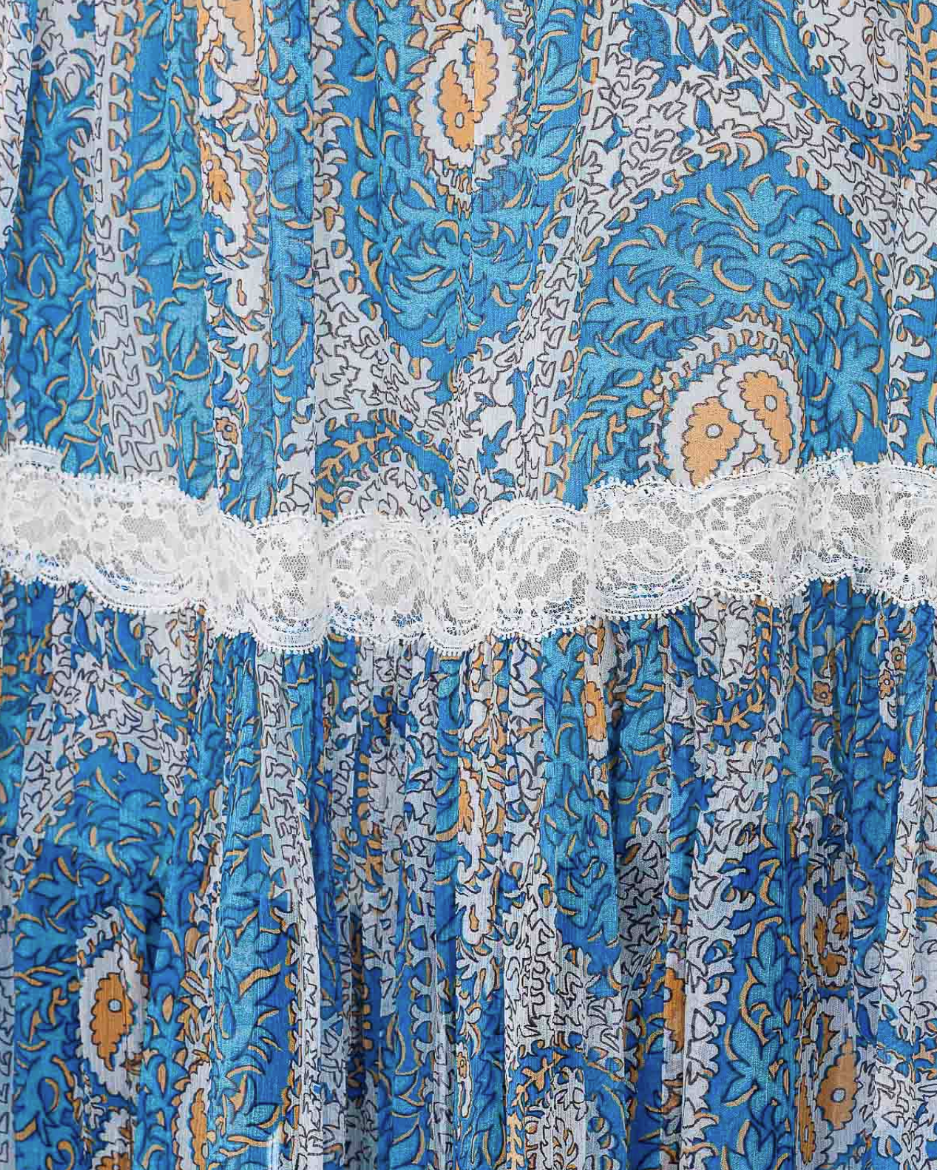 ETRO - Jupe Midi - Bleu