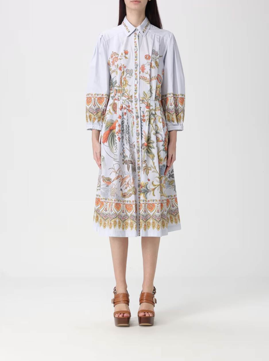 ETRO - ROBE À IMPRIMÉ FAUNE ET FLORE