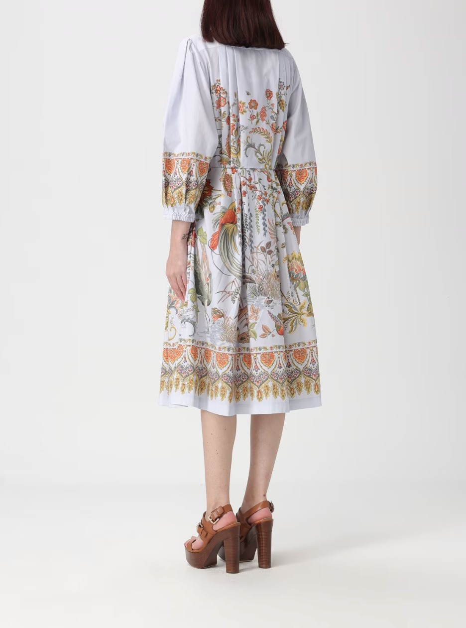 ETRO - ROBE À IMPRIMÉ FAUNE ET FLORE
