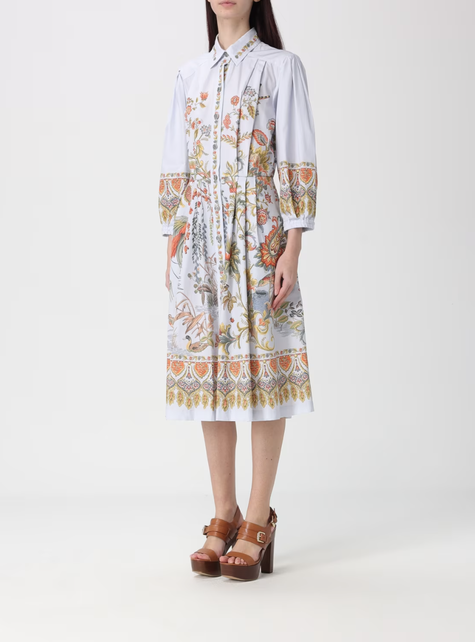 ETRO - ROBE À IMPRIMÉ FAUNE ET FLORE