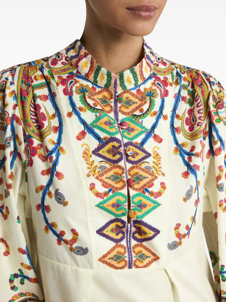ETRO - robe courte à imprimé cachemire