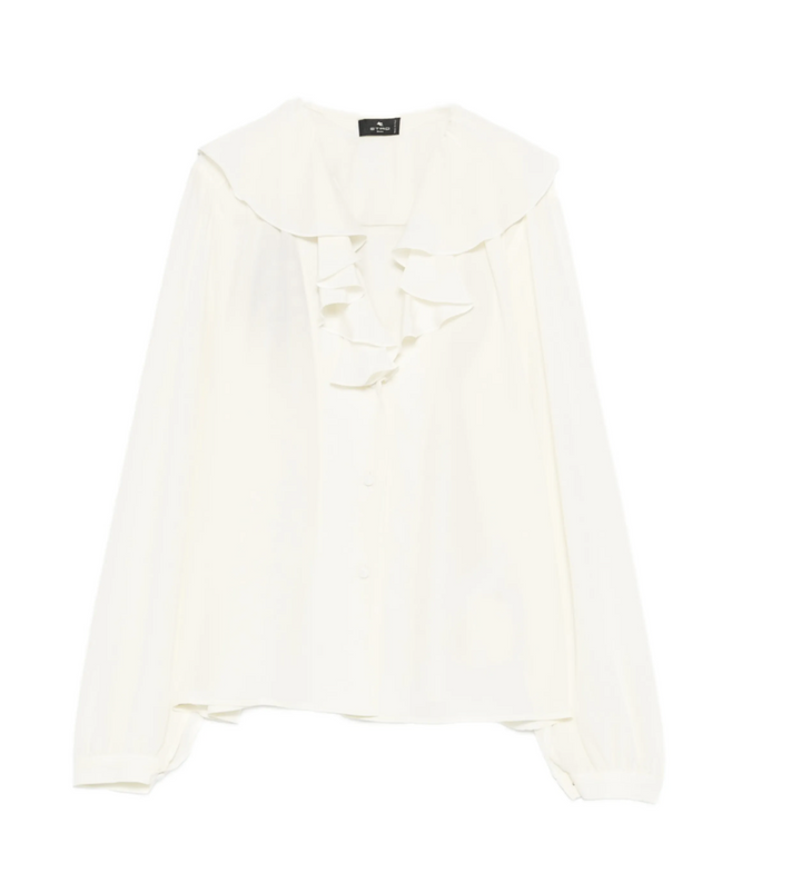 ETRO - chemise à col volanté