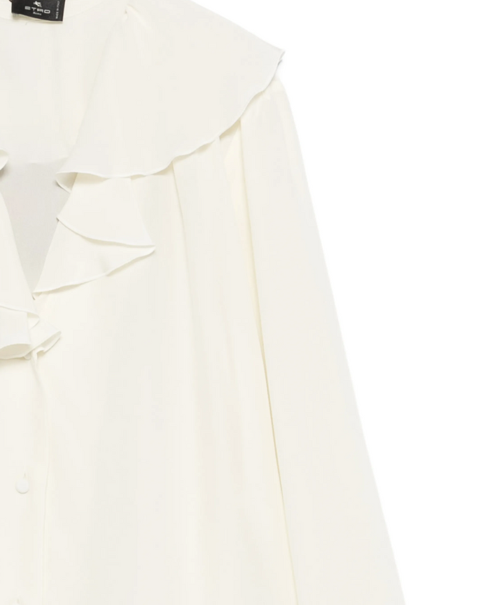 ETRO - chemise à col volanté