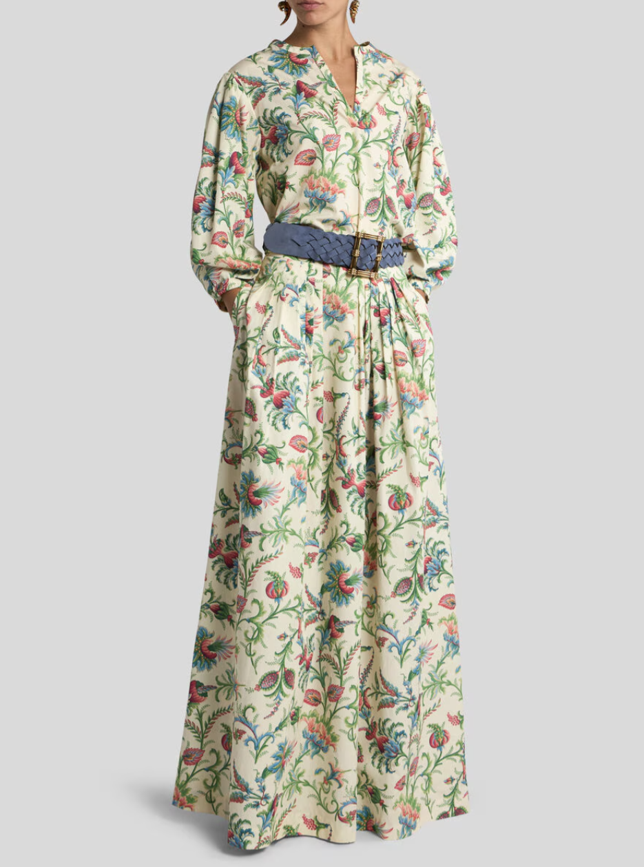 ETRO - BLOUSE EN COTON À MOTIF FLORAL