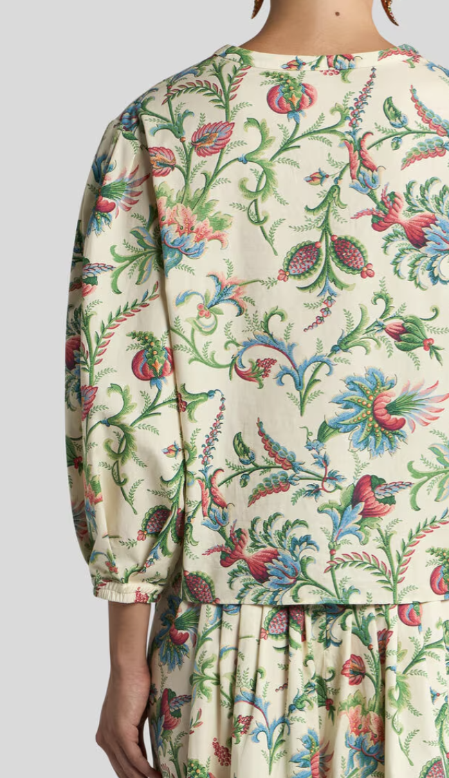 ETRO - BLOUSE EN COTON À MOTIF FLORAL