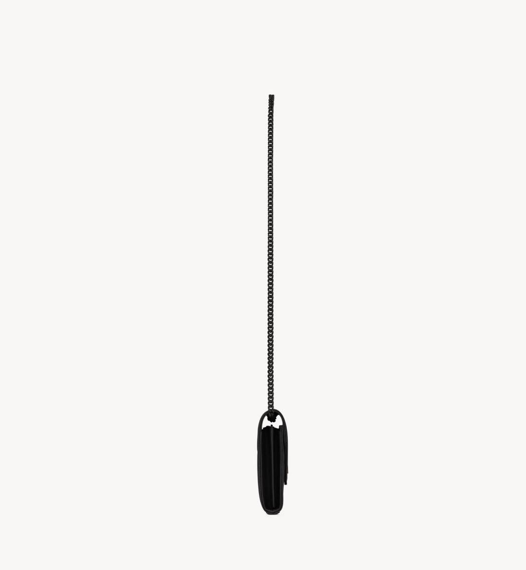 SAINT LAURENT - CASSANDRE classic CHAIN WALLET EN CUIR GRAIN DE POUDRE