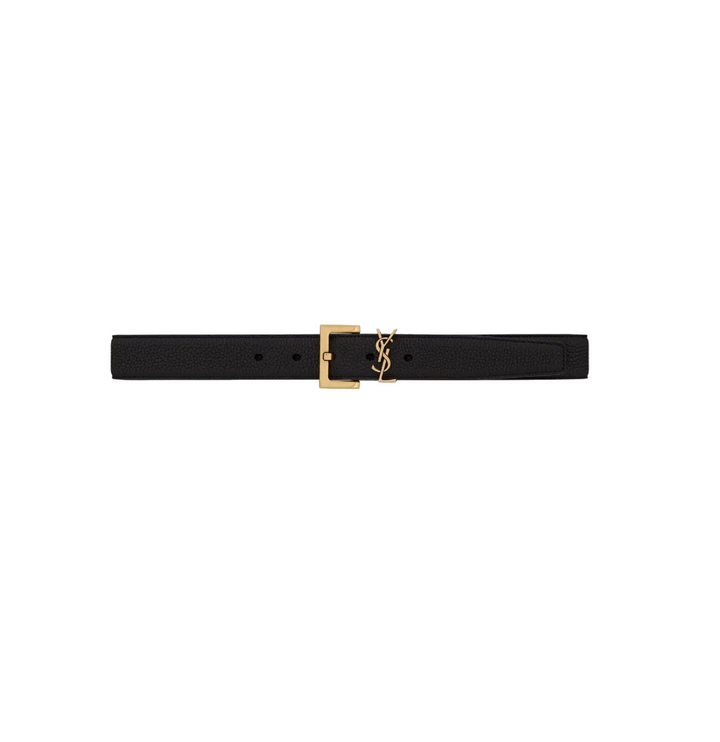 SAINT LAURENT - CASSANDRE CEINTURE en cuir grainé