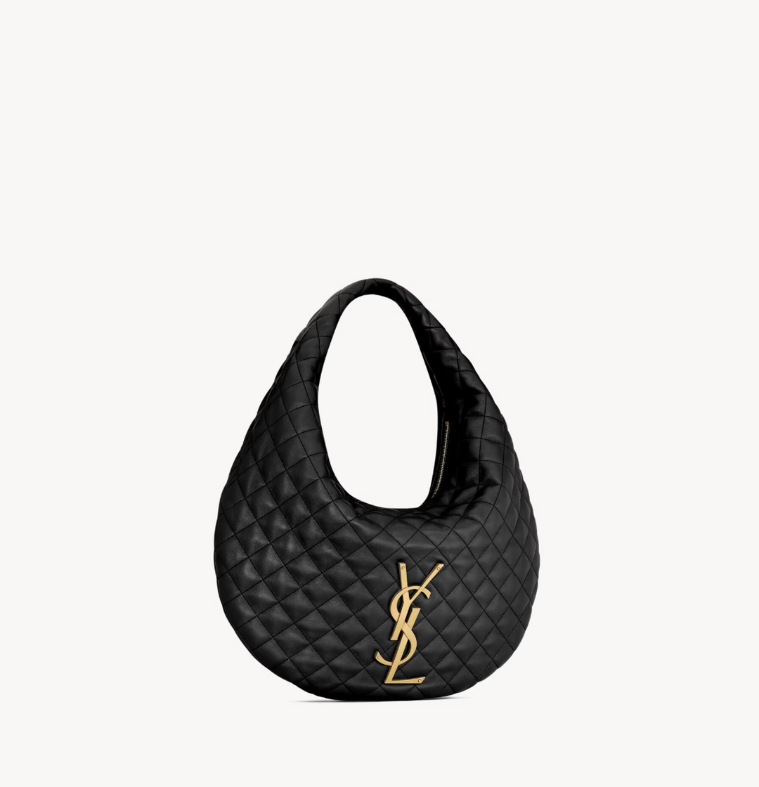 SAINT LAURENT - ICARE HOBO EN CUIR NAPPA MATELASSÉ