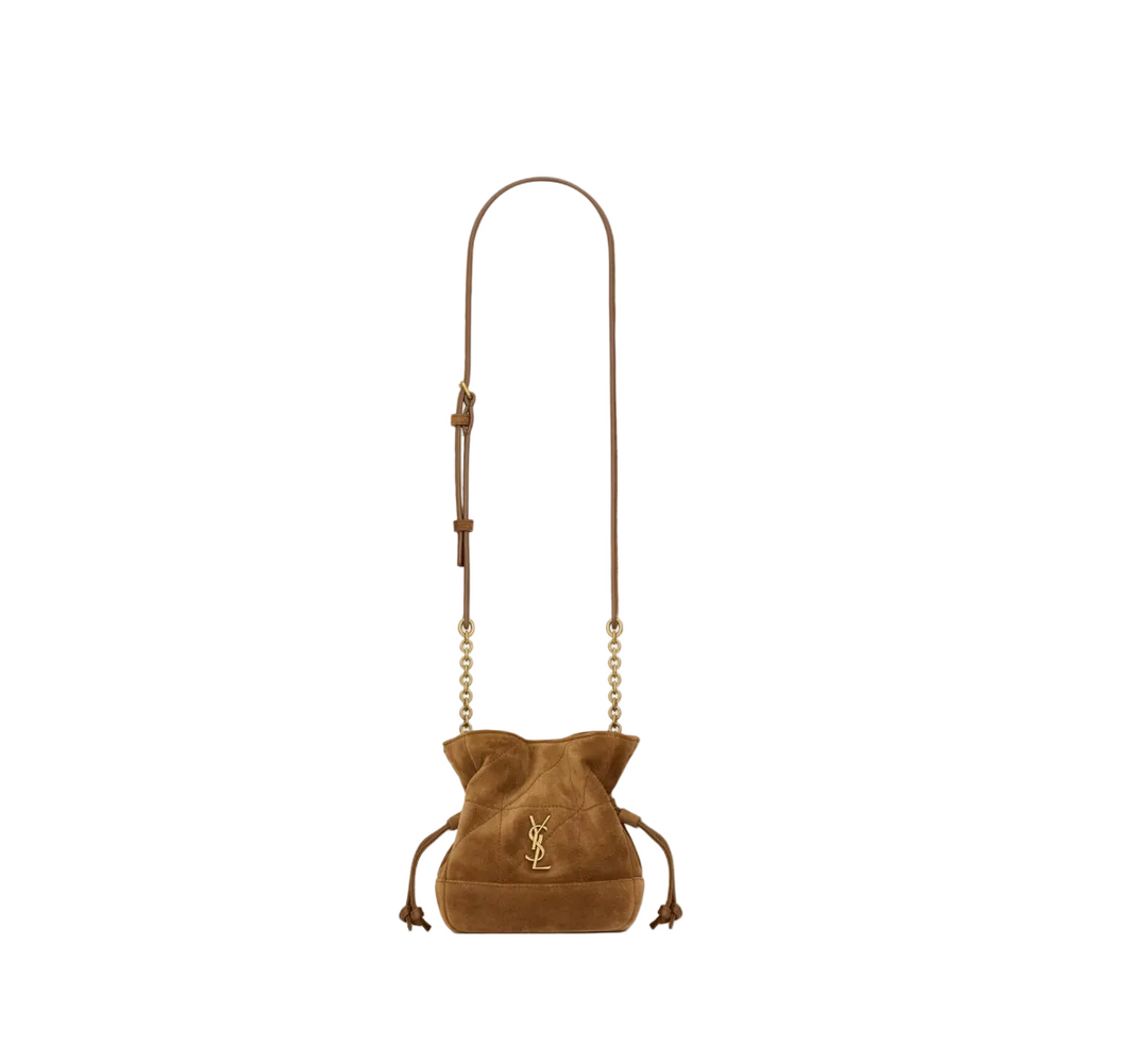 SAINT LAURENT - JAMIE mini shoulder pouch en suède