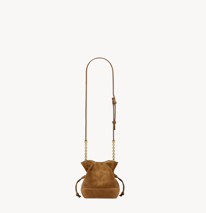 SAINT LAURENT - JAMIE mini shoulder pouch en suède